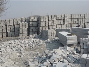 Grey Granite Big Stone for Wall, G341 Grey Granite Mushroom Stone