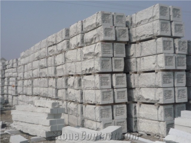 Retaining Wall Stone, G341 Grey Granite Wall