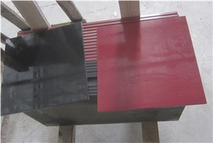Black Artifical Nano Crystallized Glass Panel Slab