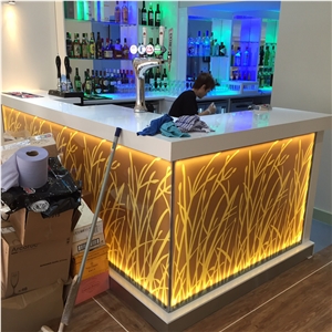 Solid Surface Night Club Bar Countertop