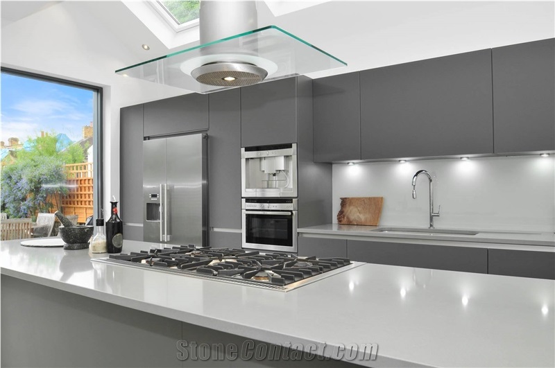 Bestone Quartz Stone with Bright Surface, Easy Wipe, Easy Clean
