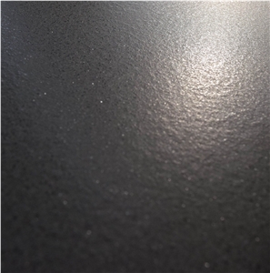Black Rock Surface Quartz Stone Kitchen Countertop and Bench Top with Eased Edge Profile Resistant to Stains,Heat and Scratches