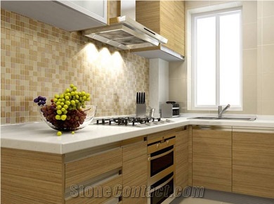 China Man-Made Quartz Stone Kitchen Countertop for Multifamily/Hospitality Projects,Combines Performance and Design,Environmentally-Friendly with All Kinds Of Edge Profiles