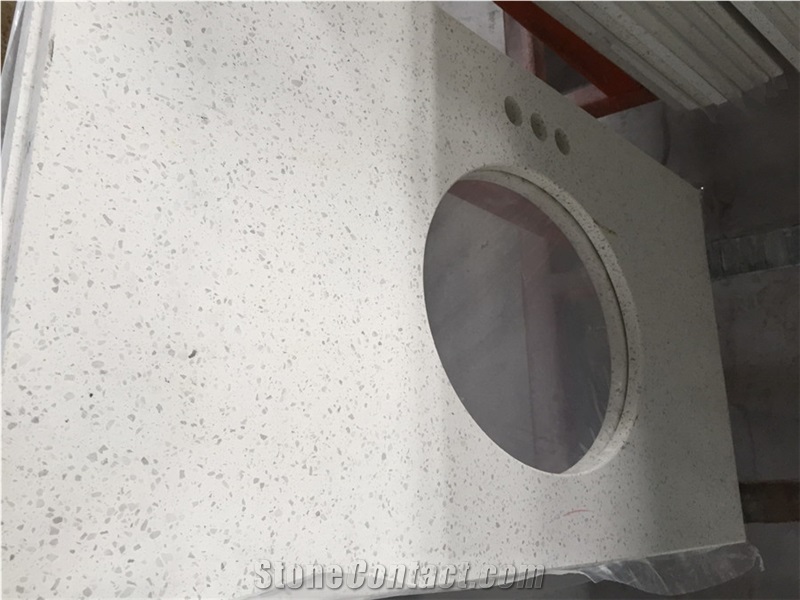 Constrution Engineering Corian Stone Slab Apply in Worktops Kitchen Countertop Bench Top and Bathroom Vanity Top with High Hardness and High Compression Strength