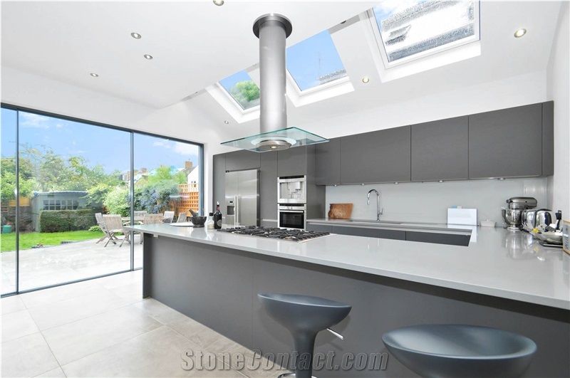 Export-Oriented Wholesaler Of Man-Made White Corian Stone Apply in Kitchen Countertop and Tabletops Thickness 2/3cm with the Perfect Final Touch