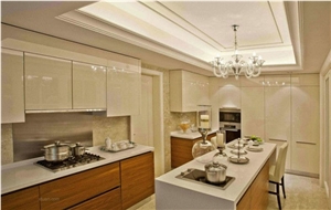 Man-Made Quartz Stone Fit for Building Especially for Kitchen Countertop,Work Tops Easy-To-Clean and Resistant to Stains,Heat and Scratches with Various Finishing Edge Profiles