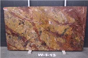 Breche Meduse Polished Slabs, Breche De Medous