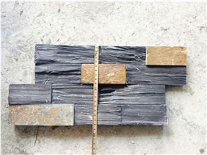 China Black & Rustic Slate Cultured Stone/Slate Culture Stone/Culture Slate/Slate Wall Cladding