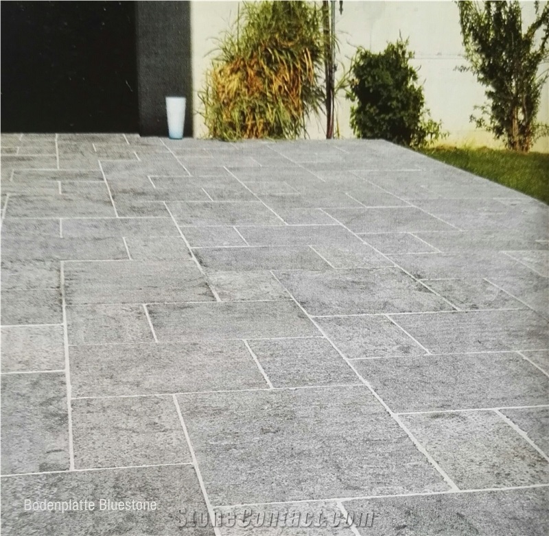 China Blue Stone Tiles & Slabs,China Blue Stone Flooring Tiles,Outdoor Blue Stone Tiles, China Blue Stone Bluestone Pavers/Roman Pattern