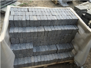 China Bluestone Cubestone,China Blue Stone Cobble Stone/Paving Slabs/Pavers for Exterior Use