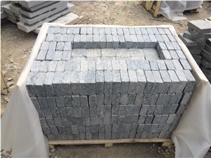 China Bluestone Cubestone,China Blue Stone Cobble Stone/Paving Slabs/Pavers for Exterior Use