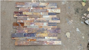 China Brown Slate Cultured Stone/Slate Culture Stone/Culture Slate/Slate Wall Cladding