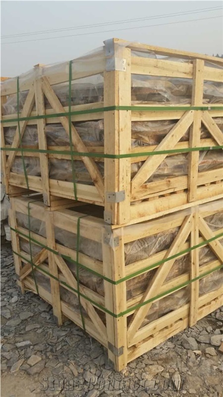P014 Quartzite Random Crazy Flagstone, Beige Quartzite Flagstone