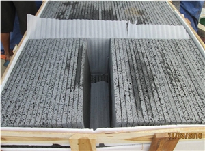Basaltina Brushed pavers, grey basalt cube stone, floor covering Basaltina Brushed pavers, grey basalt cube stone, floor covering