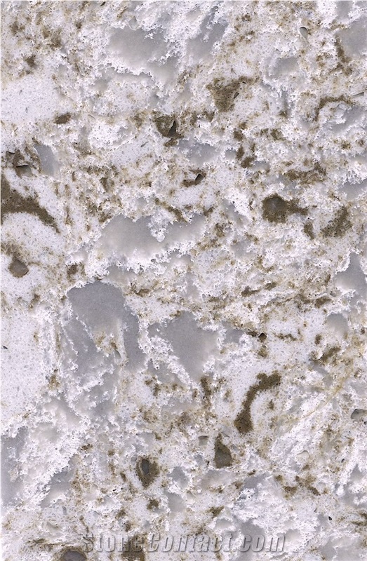 Quartz Stone Slab/Ice Quartz/Prefab/North America Popular