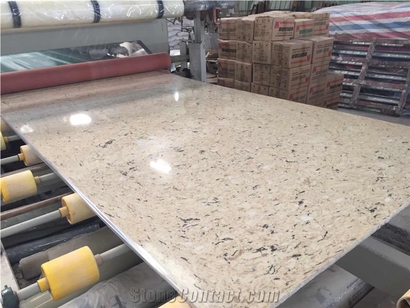Wayon Quartz/Prefab/Beige Quartz Stone Slab