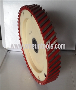 Silent Calibrating Wheel,Diamond Milling Wheel for Stone Calibrating, Silent Core Profile Wheel for Cutiting Granite Marlbe