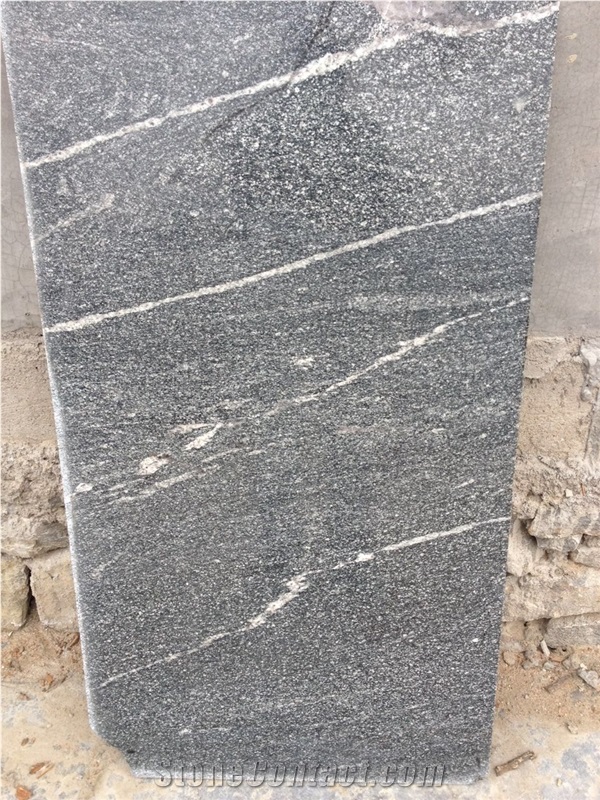 Flamed China Snow Grey Granite Tiles & Slabs, Via Lactea, Jet Mist, River Black Granite Slabs, White Vein, Wall Cladding