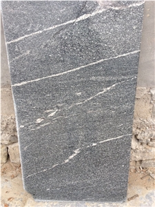 Flamed China Snow Grey Granite Tiles & Slabs, Via Lactea, Jet Mist, River Black Granite Slabs, White Vein, Wall Cladding