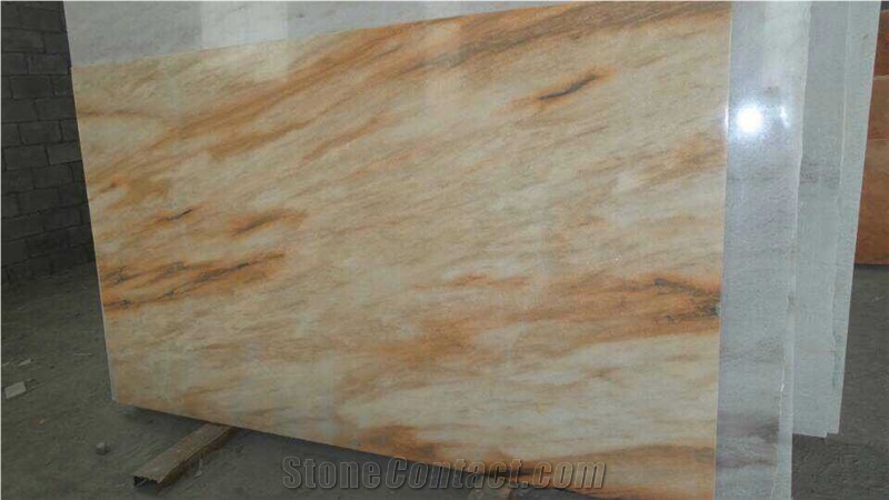 Golden Macauba, Giallo Macaubas Quartzite Slabs & Tiles, Brazil Yellow Quartzite