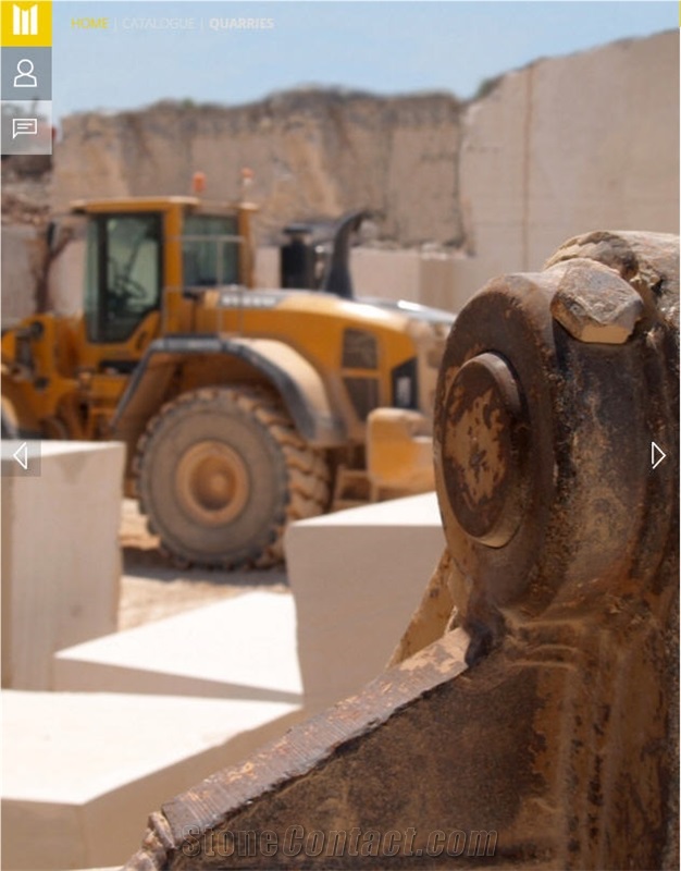 Moca Creme Medio Limestone Blocks