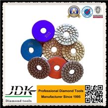 Diamond Floor Polishing Pads for Granite, Marble, Concrete, Resin Bond Nylon Velcro Backing, Dry Use, Wet Use