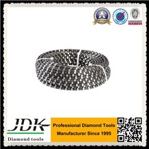 Diamond Wire Saw for Granite Quarrying, Rubber Diamond Wire, 11.5mm Diameter Wire for Granite Cutting, Fast Cutting Rubber Wire Saw