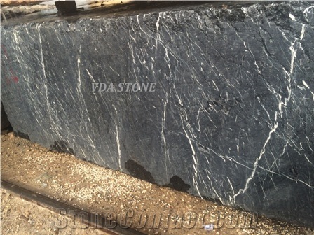 Fossil Black Marble Blocks
