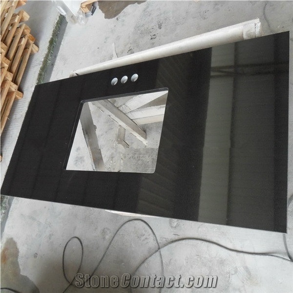 Absolute Black Granite Countertops,Absolute Black Kitchen Island Tops,Absolute Black Kitchen Worktop,Custom Countertops