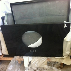 Absolute Black Granite Countertops,Absolute Black Kitchen Island Tops,Absolute Black Kitchen Worktop,Custom Countertops