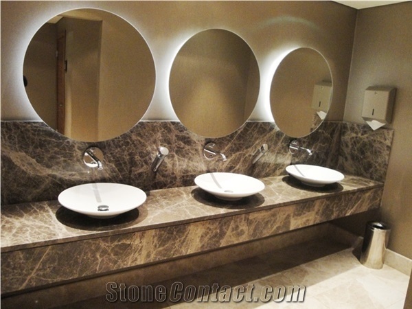 Fethiye Dark Emperador Marble Countertop, Best Selling Marble Countertop, Dark Emperador Bathroom Marble Countertop,Dark Marble Countertops, Coffe Brown Marble Vanity Tops, Ns-M3/D02