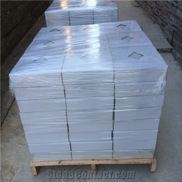 Wooden Marble Mosaic Tiles, Chinese Serpeggiante White Wood Grain Marble Tiles