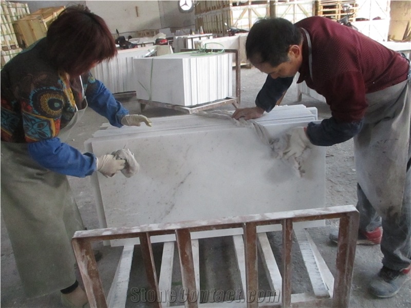 Bianco Sivec White Marble Slab & Tile, China White Marble