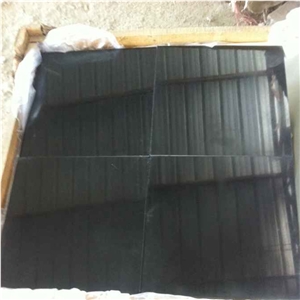 China Excellent Quality Mongolia Black Granite Tiles