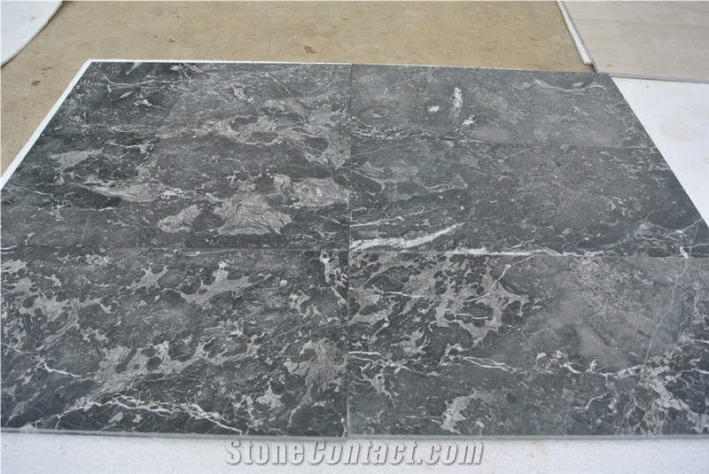 Grigio Carnico Grey Marble Slab & Tile, China Grey Marble