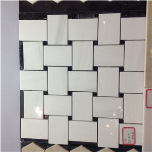 High Quality Bianco Dolomite Marble Mosaic
