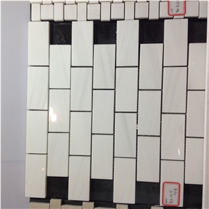 High Quality Bianco Dolomite Marble Mosaic