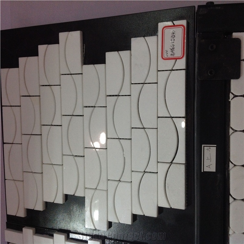 High Quality Bianco Dolomite Marble Mosaic Tiles