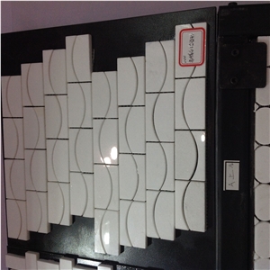High Quality Bianco Dolomite Marble Mosaic Tiles