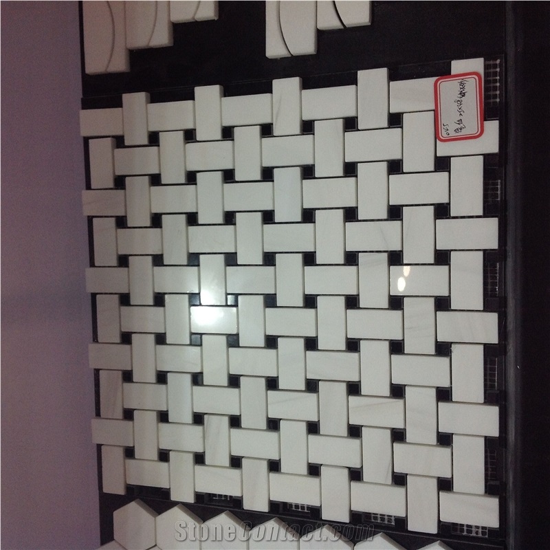 High Quality Bianco Dolomite Marble Mosaic Tiles
