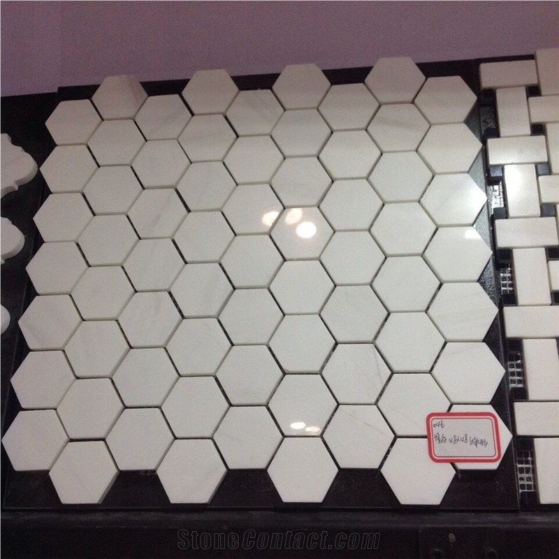 High Quality Bianco Dolomite Marble Mosaic Tiles