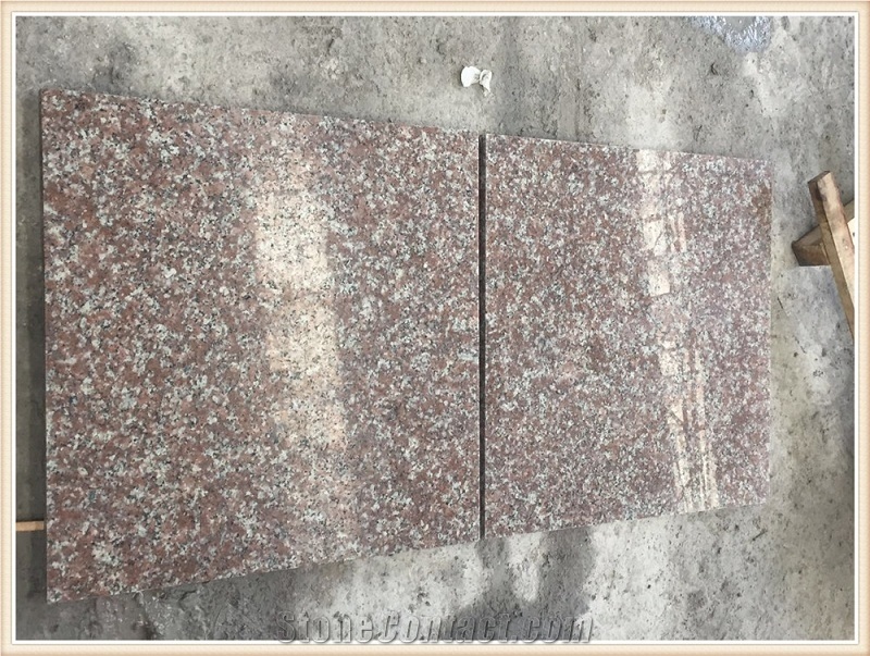 Lowest Price Chinese Manufacturer G687 Granite Tile & Slab(Peach Red Color)