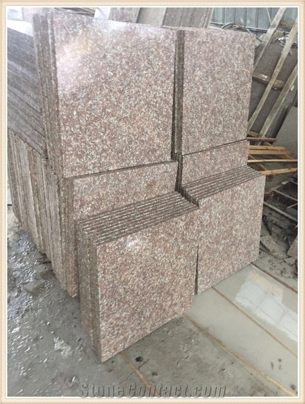 Lowest Price Chinese Manufacturer G687 Granite Tile & Slab(Peach Red Color)