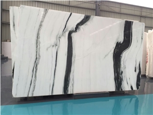 New Panda White Marble Tiles and Slabs