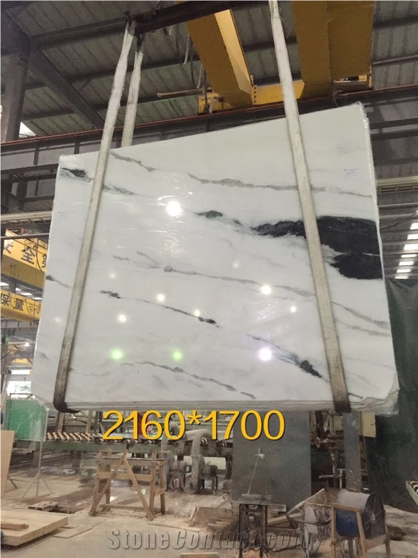 New Panda White Marble Tiles and Slabs