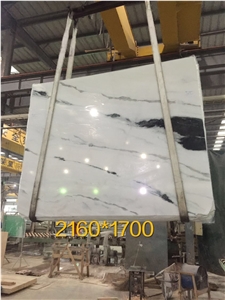 New Panda White Marble Tiles and Slabs