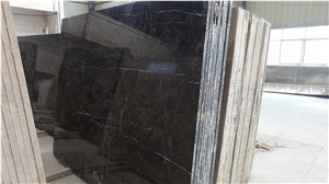 New St Laurent Brown Marble Tiles and Slabs from Own Quarry