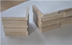 Nublado Light Marble Ledge Stone, Grey Marble Cultured Stone, Wall Cladding