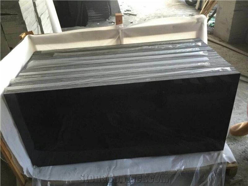 G684 Black Basalt Polised Tiles, Black Basalt, Raven Black, Black Pearl Polished Walling & Flooring Tiles