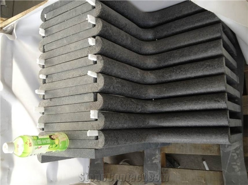 G684 Black Basalt Swimming Pool Decks, G684 Black Basalt, Raven Black, Black Pearl Pool Coping